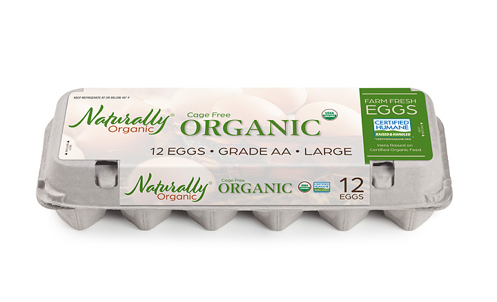 Naturally Organic eggs by Cherry Lane egg farms